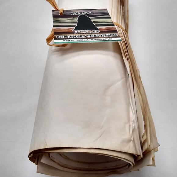 50 Tea Stained 11"x17" Dyed Papers, Hand Dyed Papers, Junk Journal Supply - Picture 9 of 10